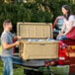 CaterGator CG100SPB Beige 110 Qt. Rotomolded Outdoor Cooler / Ice Chest