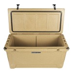 CaterGator CG100SPB Beige 110 Qt. Rotomolded Outdoor Cooler / Ice Chest