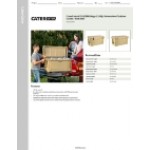 CaterGator CG100SPB Beige 110 Qt. Rotomolded Outdoor Cooler / Ice Chest