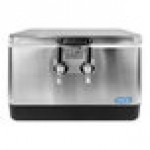 Coldbreak JOCK-2TR-SS54 Stainless Steel 2 Faucet 54 Qt. Insulated Jockey Box with Rear Inputs and 50 ft. Coils