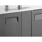 True TDD-3-HC 2 Single Tap Kegerator Beer Dispenser - Black, 3 (1/2) Keg Capacity True TDD-3-HC 2 Single Tap Kegerator Beer Dispenser - Black, 3 (1/2) Keg Capacity