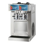 Spaceman 6695-CL 25.4 Qt. Double High Output Countertop Slushy / Granita Frozen Drink Machine - 208-230V