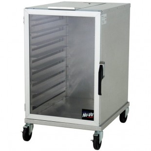 NU-VU by Doyon HW-2-1/2G 9 Pan End Load Half Height Enclosed Bun / Sheet Pan Rack - Assembled