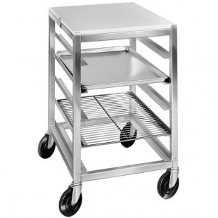 Channel BPRE-5/P 5 Pan End Load Half Height Prep Top Sheet / Bun Pan Rack - Assembled Channel BPRE-5/P 5 Pan End Load Half Height Prep Top Sheet / Bun Pan Rack - Assembled