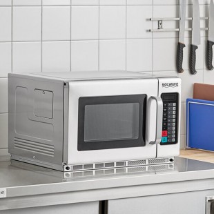 Solwave Stackable Commercial Microwave with Large 1.2 cu. ft. Interior and Push Button Controls - 1,200W, 120V Solwave Stackable Commercial Microwave with Large 1.2 cu. ft. Interior and Push Button Controls - 1,200W, 120V