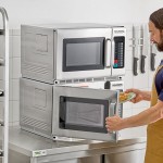 Solwave Stackable Commercial Microwave with Large 1.2 cu. ft. Interior and Push Button Controls - 1,200W, 120V Solwave Stackable Commercial Microwave with Large 1.2 cu. ft. Interior and Push Button Controls - 1,200W, 120V