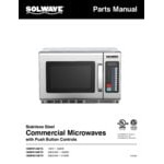 Solwave Stackable Commercial Microwave with Large 1.2 cu. ft. Interior and Push Button Controls - 1,200W, 120V Solwave Stackable Commercial Microwave with Large 1.2 cu. ft. Interior and Push Button Controls - 1,200W, 120V