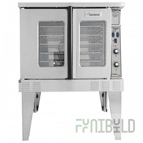 Garland MCO-GS-10-ESS Single Deck Full Size Natural Gas Convection Oven - 60,000 BTU
