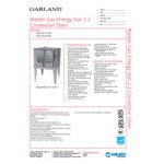 Garland MCO-GS-10-ESS Single Deck Full Size Natural Gas Convection Oven - 60,000 BTU Garland MCO-GS-10-ESS Single Deck Full Size Natural Gas Convection Oven - 60,000 BTU