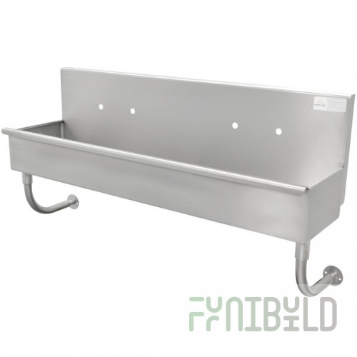 Advance Tabco 19-18-120 16-Gauge Multi-Station Hand Sink with 8