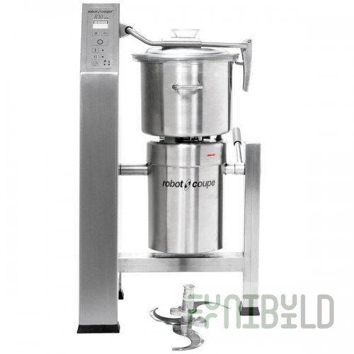 Robot Coupe R30T 2-Speed 33 Qt. / 28 Liter Vertical Cutter Mixer Food Processor - 240V, 3 Phase, 7 hp