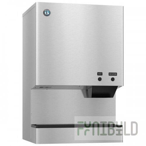Hoshizaki DCM-500BWK Water-Cooled Countertop Ice Maker and Water Dispenser - 597 lb.