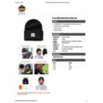 Ergodyne N-Ferno 6806 Hi-Vis Lime Cuffed Rib Knit Winter Hat 16806