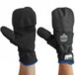 Ergodyne 17342 ProFlex 816 Thermal Fingerless Work Gloves / Flip-Top Mittens - Small - Pair