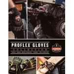 Ergodyne 17342 ProFlex 816 Thermal Fingerless Work Gloves / Flip-Top Mittens - Small - Pair