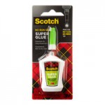 3M ScotchTM 0.07 oz. No Run Gel Super Glue 7000047642 - 2/Pack