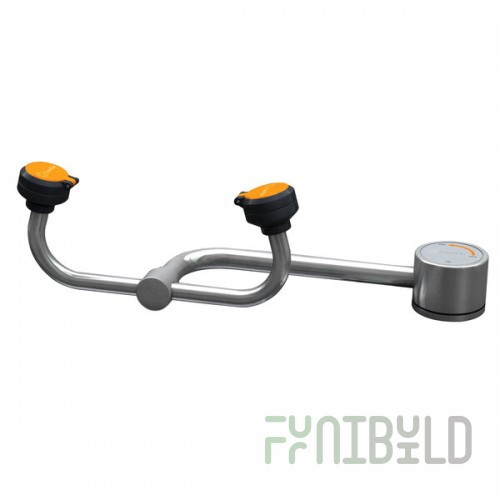 Guardian Equipment G1895 AutoFlow Right Hand All Stainless Steel Deck Mounted Eyewash Station with 90 Degree Swivel