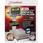 Cardinal Detecto EB-30-190 30 lb. Electronic Bench Scale with 190 Indicator and Tower Display, Legal for Trade