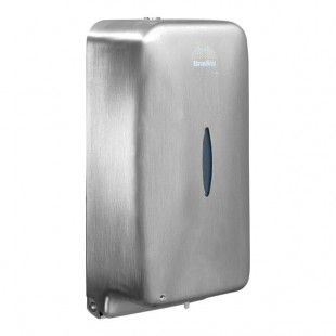 Bradley Diplomat 6A01-110000 27 oz. Stainless Steel Automatic Foam Soap / Sanitizer Dispenser Bradley Diplomat 6A01-110000 27 oz. Stainless Steel Automatic Foam Soap / Sanitizer Dispenser