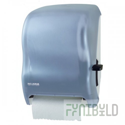 San Jamar T1100TBL Classic Lever Roll Towel Dispenser - Arctic Blue