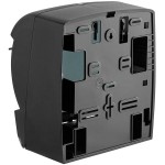 Lavex Translucent Black Lever Activated Paper Towel Dispenser with 6 Paper Towel Rolls Lavex Translucent Black Lever Activated Paper Towel Dispenser with 6 Paper Towel Rolls