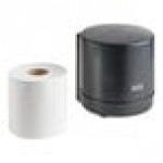 Lavex Translucent Black Lever Activated Paper Towel Dispenser with 6 Paper Towel Rolls Lavex Translucent Black Lever Activated Paper Towel Dispenser with 6 Paper Towel Rolls