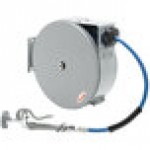 T&S B-7222-C01M 30' Enclosed Epoxy Coated Steel Hose Reel with B-0107 Spray Valve