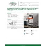 MainStreet Equipment HTUC High-Temperature Undercounter Dishwasher with 18 MainStreet Equipment HTUC High-Temperature Undercounter Dishwasher with 18