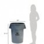 Rubbermaid® FG264356GRAY BRUTE 44 Gallon Gray 