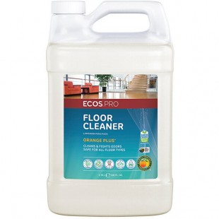 ECOS Pro PL9295/04 1 Gallon Orange Plus Scented Floor Cleaner - 4/Case