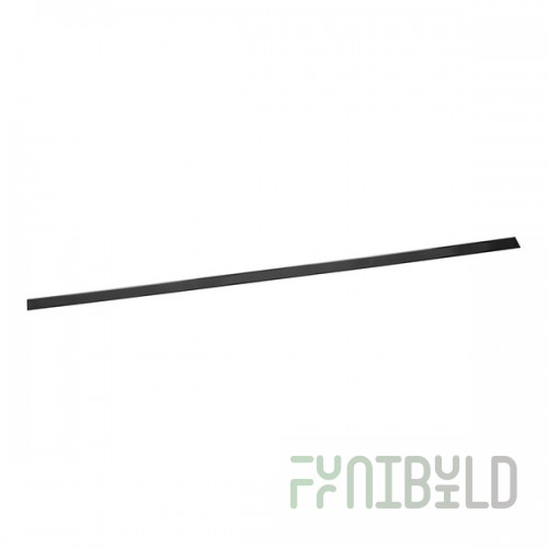 Wanzl T.BCRLHM36B Black Plastic Magnetic Label Holder for 36