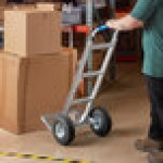 Lavex 500 lb. Aluminum Straight Back Hand Truck with 10 Lavex 500 lb. Aluminum Straight Back Hand Truck with 10