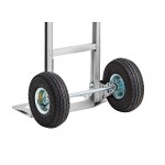 Lavex 500 lb. Aluminum Straight Back Hand Truck with 10 Lavex 500 lb. Aluminum Straight Back Hand Truck with 10