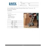 Lavex 500 lb. Aluminum Straight Back Hand Truck with 10 Lavex 500 lb. Aluminum Straight Back Hand Truck with 10