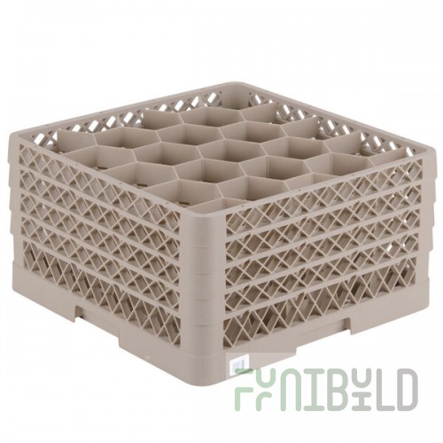 Vollrath TR11GGGA Traex® Rack Max Full-Size Beige 20-Compartment 9 7/16