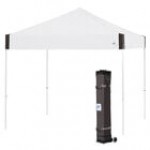 E-Z Up PR3SG10BK Pyramid Instant Shelter 10' x 10' Black Canopy with Steel Gray Frame E-Z Up PR3SG10BK Pyramid Instant Shelter 10' x 10' Black Canopy with Steel Gray Frame