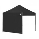 E-Z Up PR3SG10BK Pyramid Instant Shelter 10' x 10' Black Canopy with Steel Gray Frame E-Z Up PR3SG10BK Pyramid Instant Shelter 10' x 10' Black Canopy with Steel Gray Frame