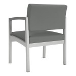 Lesro Lenox Steel Open House Asteroid Fabric Oversized Guest Arm Chair Lesro Lenox Steel Open House Asteroid Fabric Oversized Guest Arm Chair