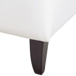 Flash Furniture 111-3-WH-GG Hercules Imperial White Leather Sofa with Wooden Feet Flash Furniture 111-3-WH-GG Hercules Imperial White Leather Sofa with Wooden Feet