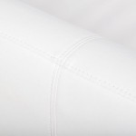 Flash Furniture 111-3-WH-GG Hercules Imperial White Leather Sofa with Wooden Feet Flash Furniture 111-3-WH-GG Hercules Imperial White Leather Sofa with Wooden Feet
