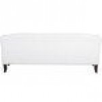 Flash Furniture 111-3-WH-GG Hercules Imperial White Leather Sofa with Wooden Feet Flash Furniture 111-3-WH-GG Hercules Imperial White Leather Sofa with Wooden Feet