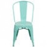 Flash Furniture ET-3534-MINT-GG Mint Green Stackable Galvanized Steel Chair with Vertical Slat Back and Drain Hole Seat Flash Furniture ET-3534-MINT-GG Mint Green Stackable Galvanized Steel Chair with Vertical Slat Back and Drain Hole Seat