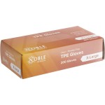 Noble Disposable Foodservice TPE Gloves for Foodservice - Extra Large - 200/Box Noble Disposable Foodservice TPE Gloves for Foodservice - Extra Large - 200/Box