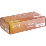Noble Disposable Foodservice TPE Gloves for Foodservice - Extra Large - 200/Box Noble Disposable Foodservice TPE Gloves for Foodservice - Extra Large - 200/Box