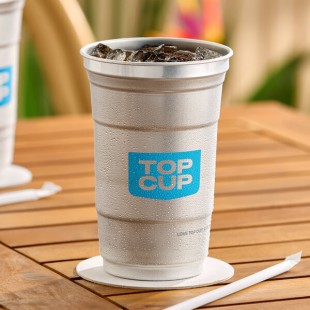 Top Cup by Ball 20 oz. Customizable Aluminum Cup with Top Cup Logo Design - 600/Case
