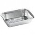 Choice 2.25 lb. Oblong Foil Take-Out Container - 500/Case Choice 2.25 lb. Oblong Foil Take-Out Container - 500/Case