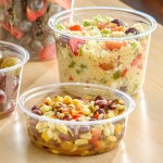 Choice 16 oz. Ultra-Clear Recycled PET Plastic Round Deli Container - 50/Pack