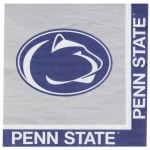 Creative Converting 664729 Penn State University 2-Ply 1/4 Fold Luncheon Napkin - 240/Case