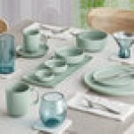 Acopa Pangea 7 oz. Harbor Blue Matte Porcelain Cup - Sample Acopa Pangea 7 oz. Harbor Blue Matte Porcelain Cup - Sample
