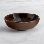 Acopa Highlands 1.5 oz. Round Hazel China Sauce Cup - Sample
